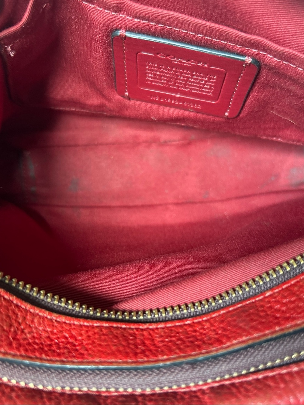 Coach Colorblock Pebbled Leather Camera Bag with Strap - Picture 9 of 15